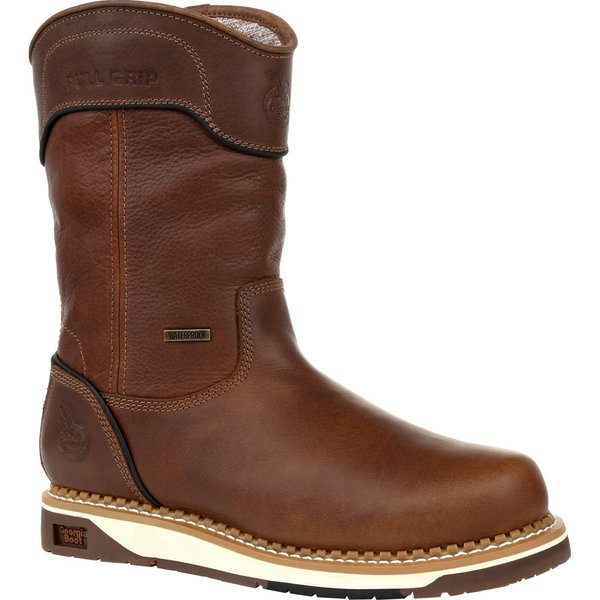 Georgia Boot Size 10.5 Steel Steel Toe Boots, Brown GB00517  M  105